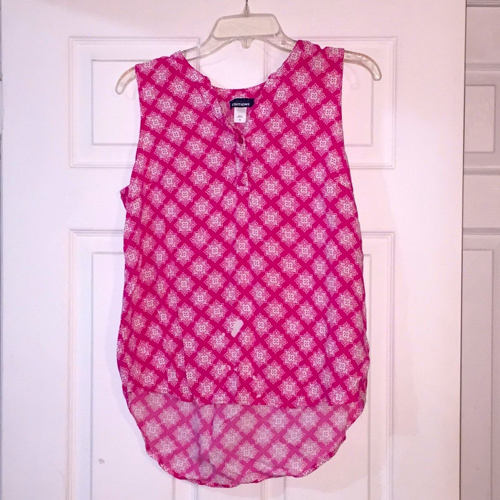 Basic Editions Sleeveless Top - Size M